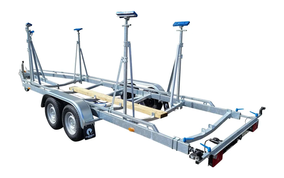 Vlemmix Zeilboottrailer 7,8 m 2x1500 kg