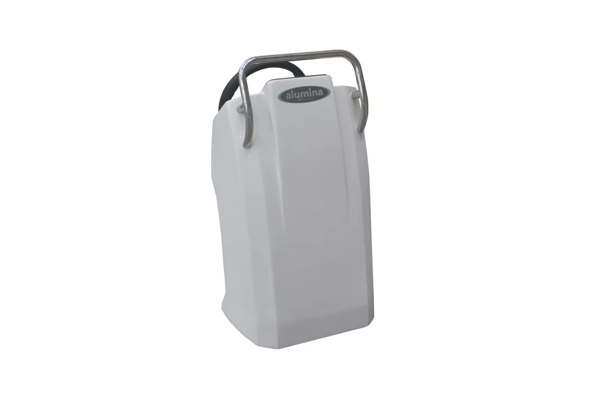 AB Inflatables Alumina 10 ALX: Witte accu met handvat