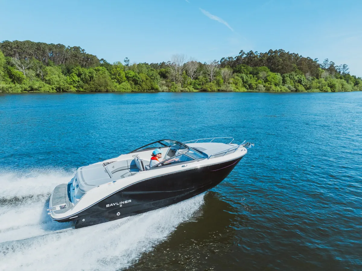 Bayliner C21i: Boot varend op rivier