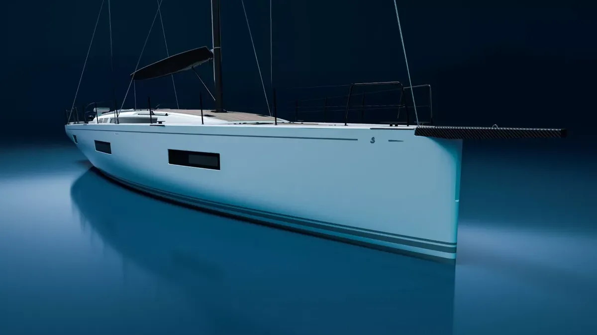 Beneteau First 60: Zeilboot romp studio opname