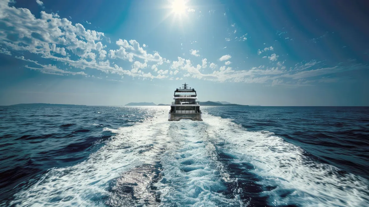 Bering Yachts BC80: Jacht varend op zee