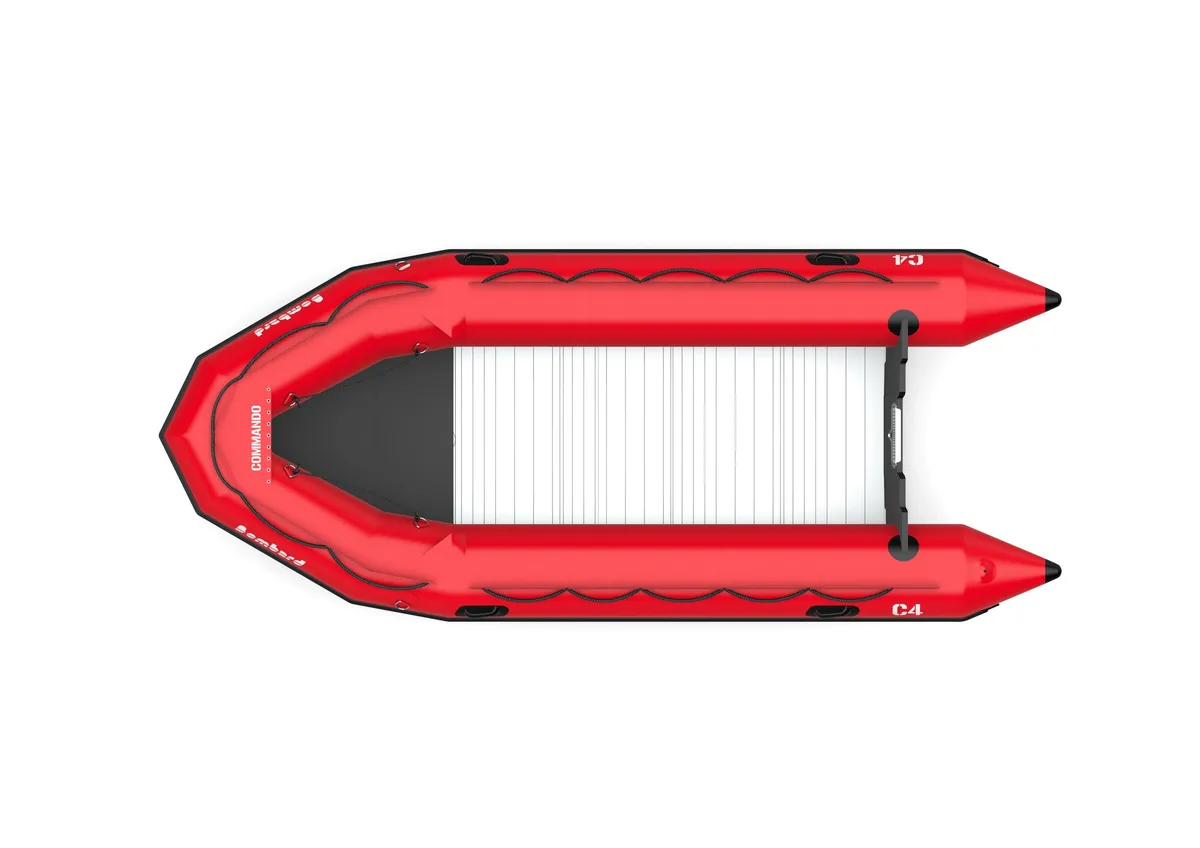 Bombard Commando C4: Rubberboot van bovenaf gezien