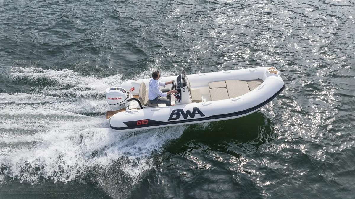 BWA Nautica GTO 178: Rubberboot vaart snel op zee