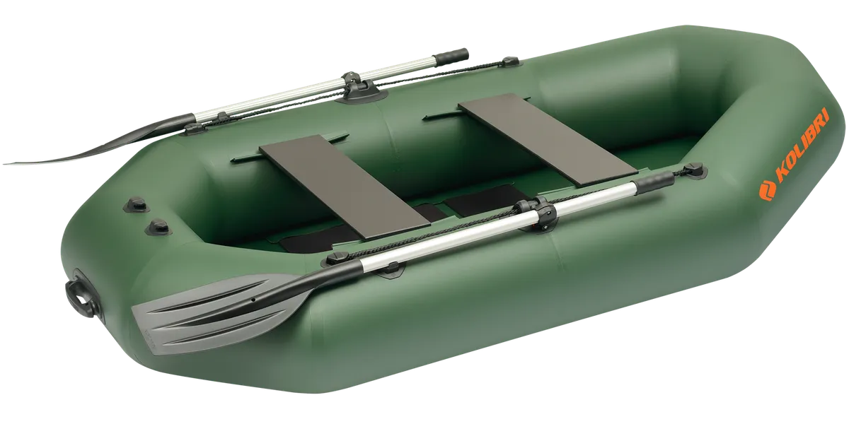 Kolibri K-250T: Opblaasboot met peddel en bankjes