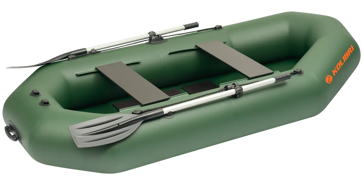 Kolibri K-270T: Opblaasboot met peddel en zitbanken