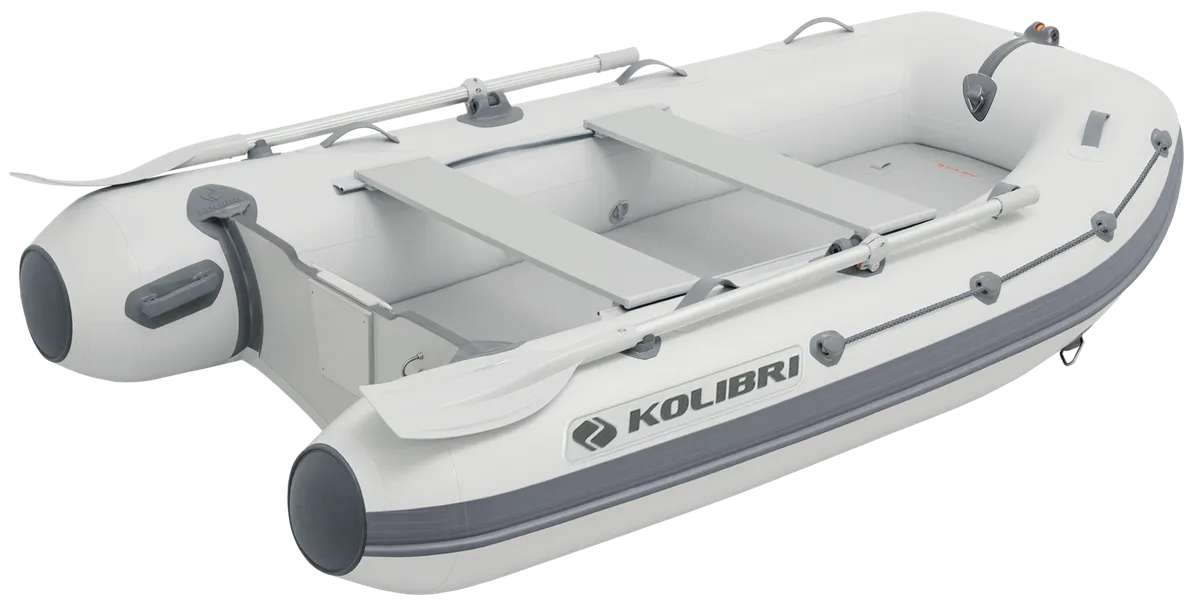 Kolibri KM-270DXL: Opblaasboot met peddel en roeibanken