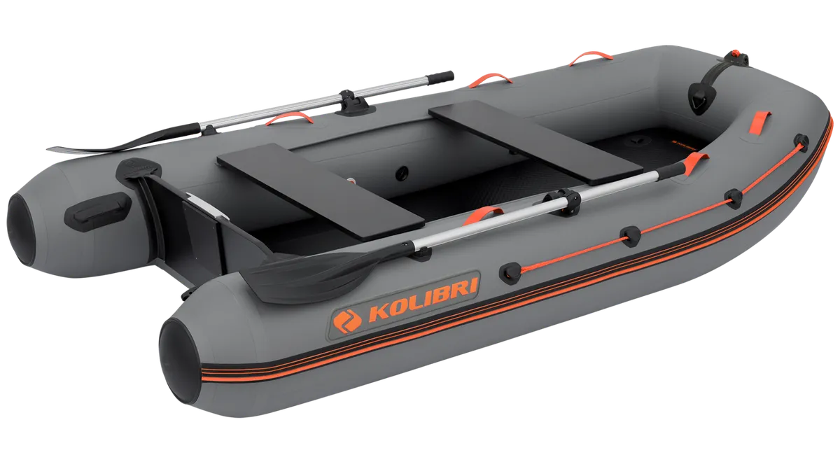 Kolibri KM-300XL: Opblaasboot met peddel en bankjes