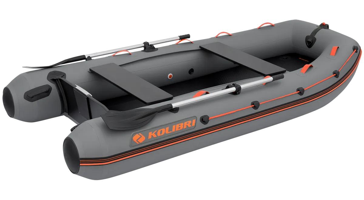 Kolibri KM-330XL: Opblaasboot met peddel en bankjes