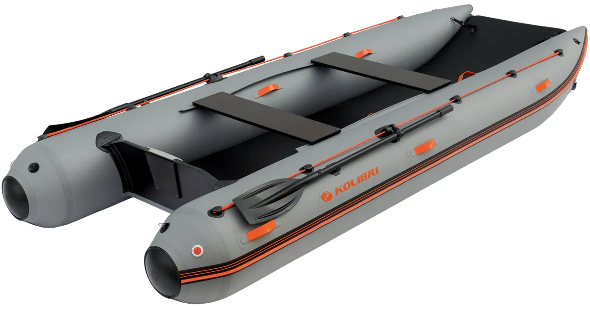 Kolibri KM-420CM: Opblaasboot met peddel en bankjes