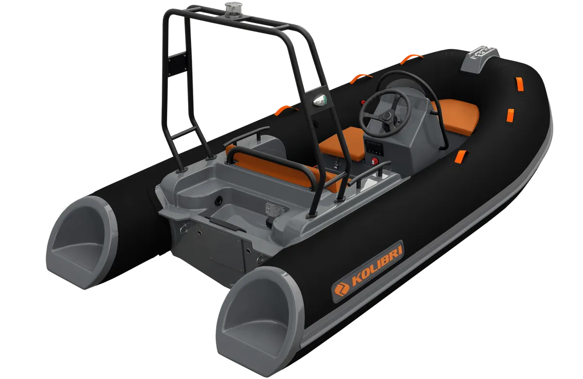 Kolibri W360UT: Rubberboot met stuurwiel en zitplaatsen