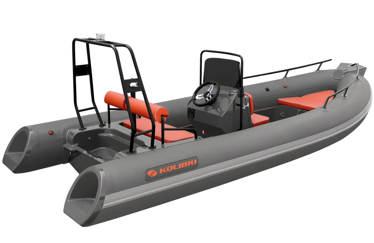 Kolibri W500UT: Rubberboot met rode stoelen