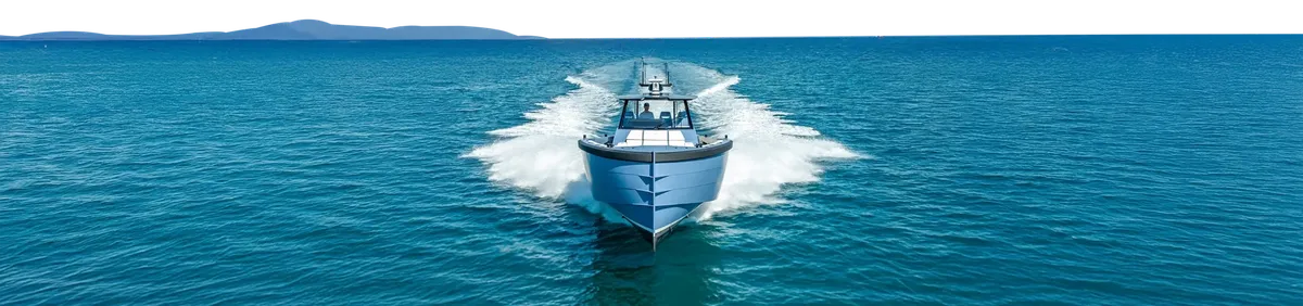 LEKKER Boats Damsko 750: Boot varend op zee