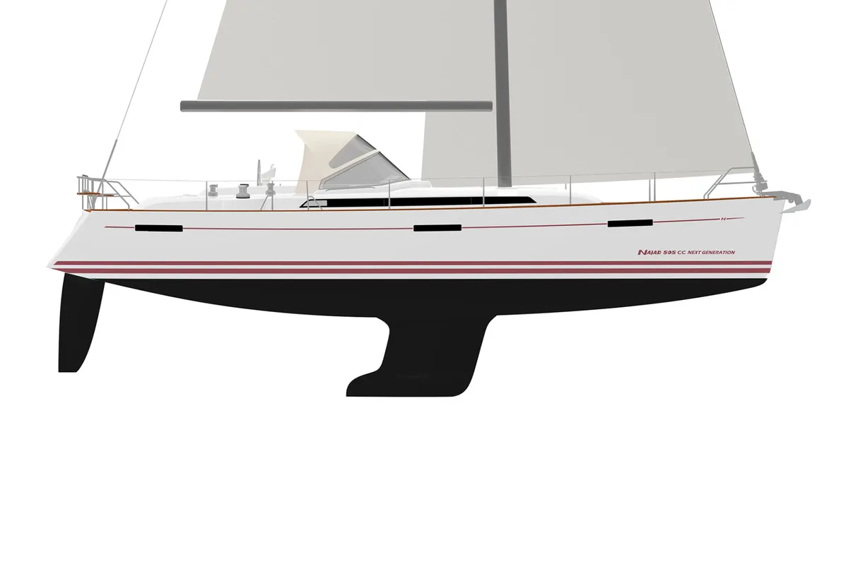 Najad N505 CC Next Generation: Zijaanzicht render