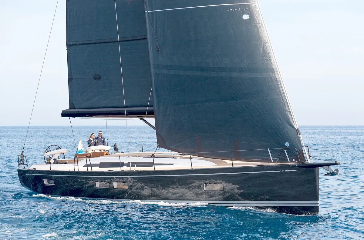 Nautor Swan Swan 58: Zeilboot varend op zee