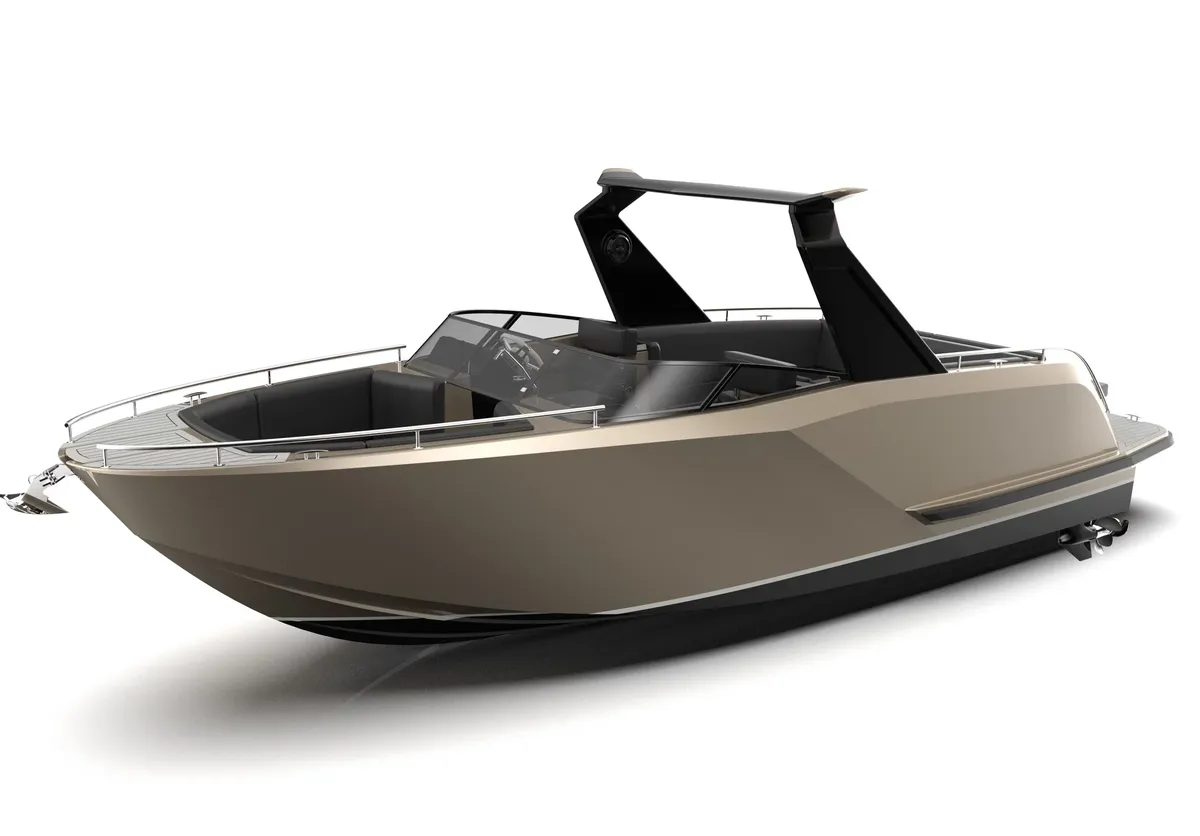 Nikhen Yachts NH 730 Open: Motorboot met sportief zonnedak