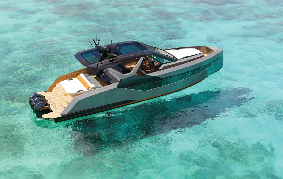 NUVA Yachts M14: Luxe motorboot op turquoise water