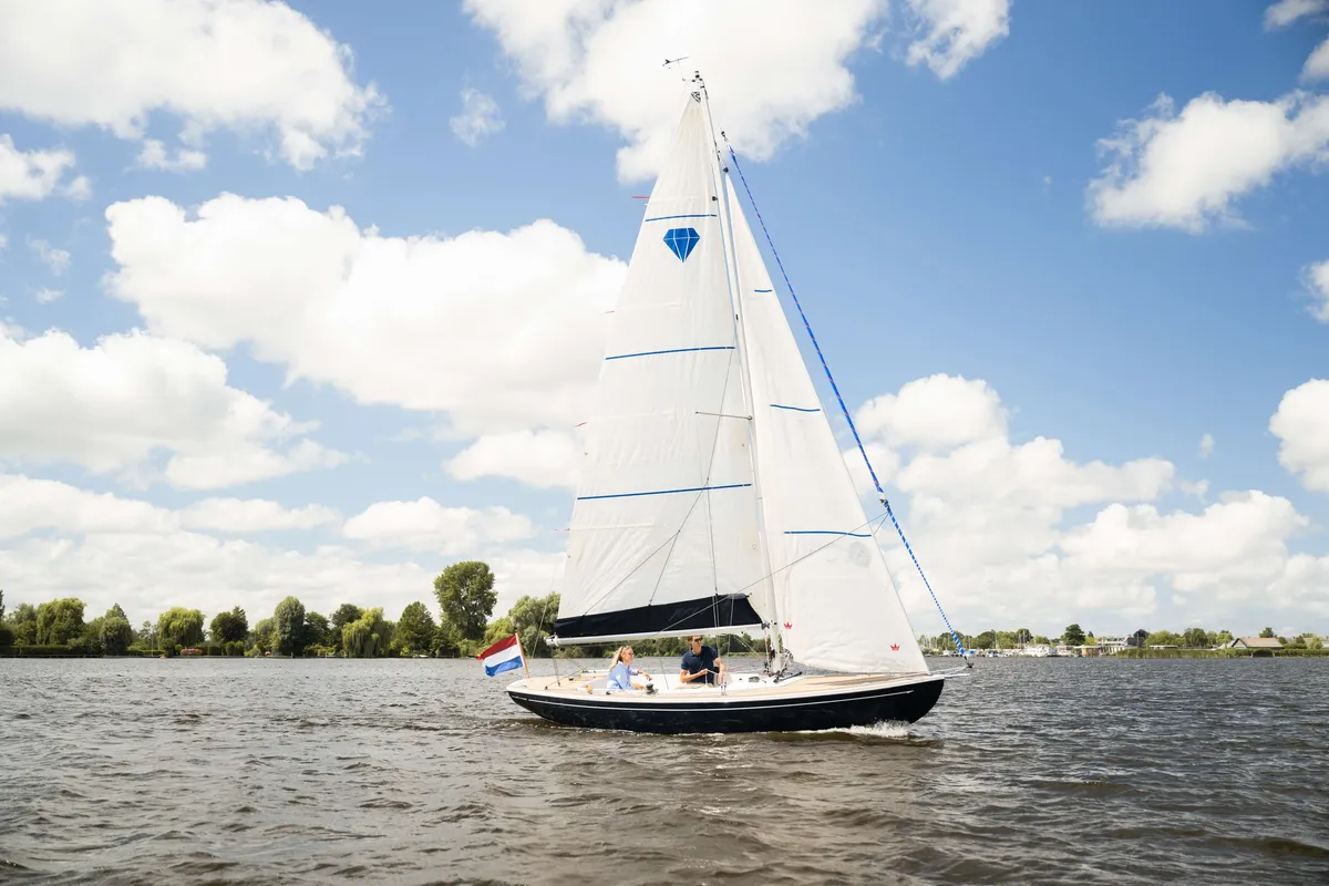 Saffier Yachts SC 6.50 Cruise: Zeilboot vaart op water