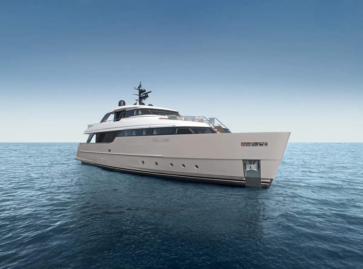 Sanlorenzo SD96: Jacht op zee varend