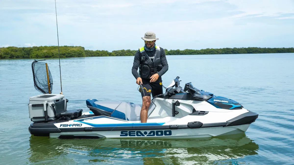 Sea-Doo FishPro Sport 170: Man vist op jetski