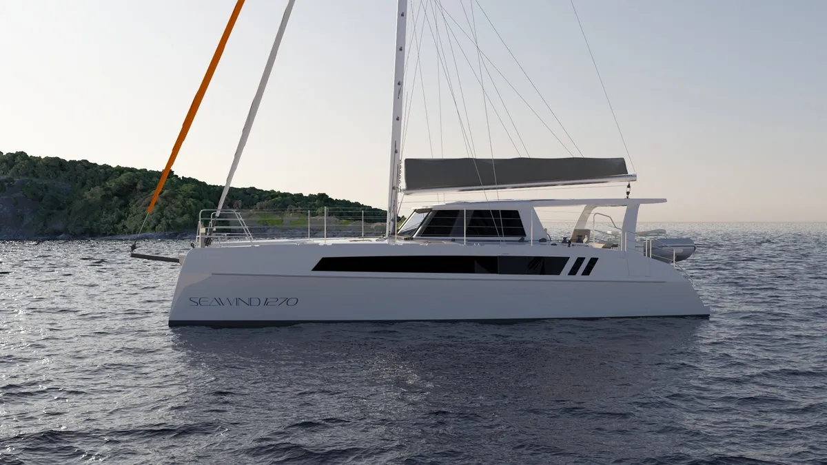 Seawind Catamarans 1270: Catamaran zeilboot op zee