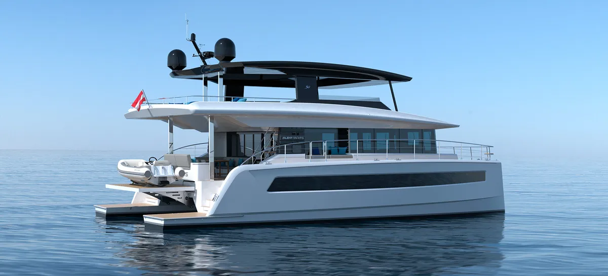 Silent Yachts Silent 62 3-Deck Open: Zijaanzicht op zee