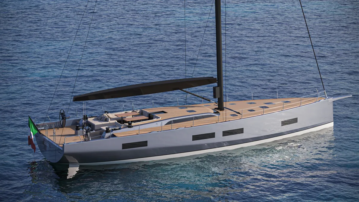Solaris Yachts 74: Zeilboot varend op zee