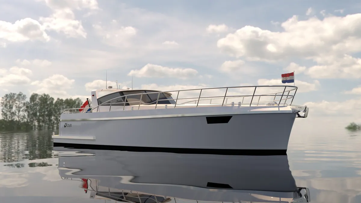 Vri-Jon Yachts Contessa 42 Cabrio: Boot drijvend op water